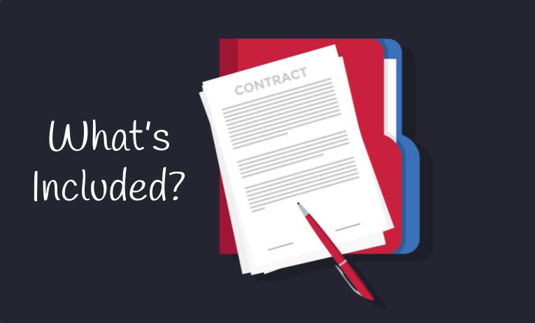 What's included in an MSP Contract?