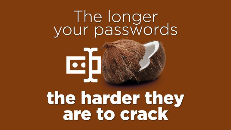 The Longer Your Passwords